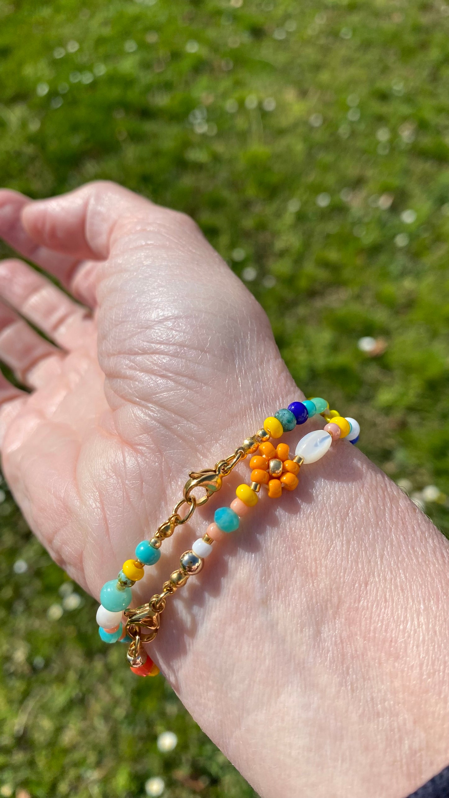 Bracelet de perles, lot de 2