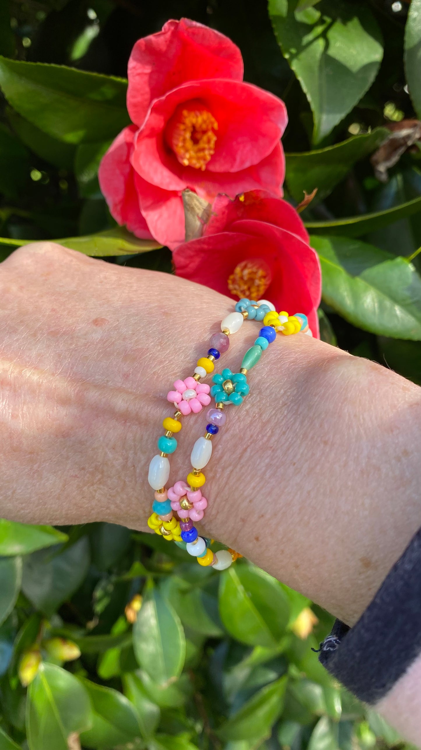 Bracelet de perles, lot de 2