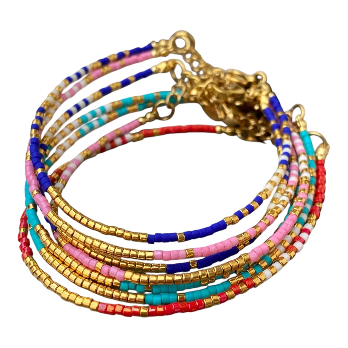 Bracelet de perles miyuki 24 K