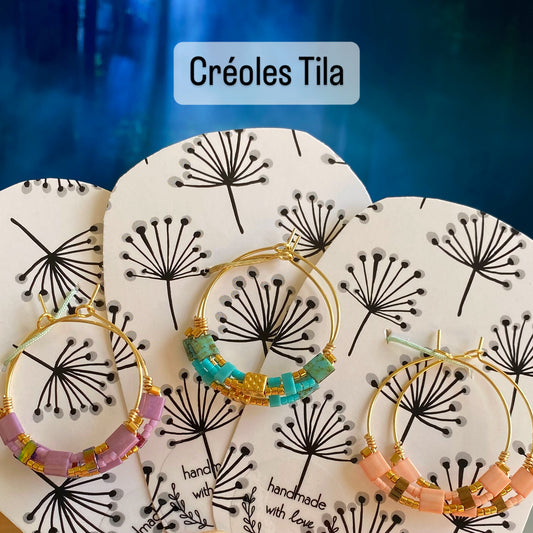 Créoles Tila diamètre 3 cm