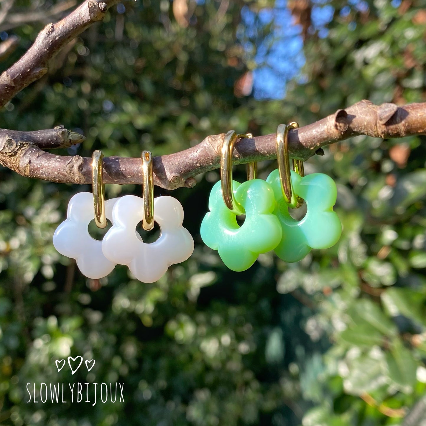Boucles fleurs